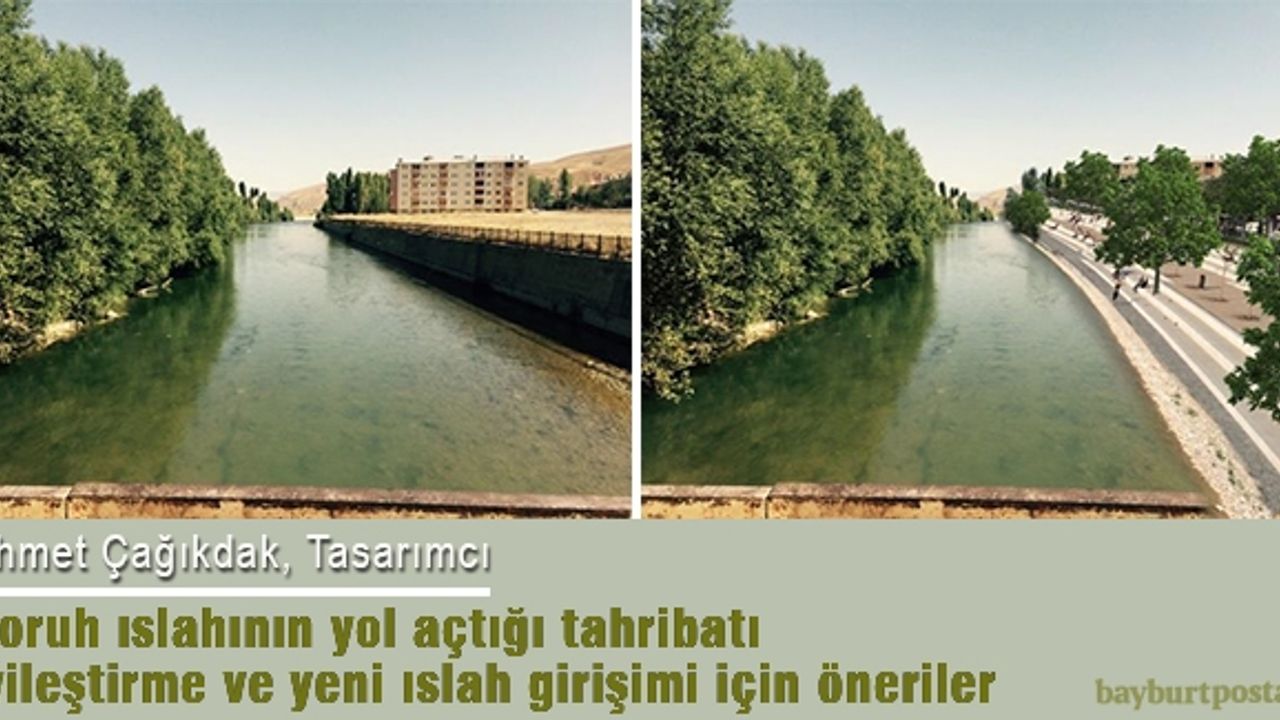 Çoruh ıslahının yol açtığı tahribatı iyileştirme ve yeni ıslah girişimi için öneriler