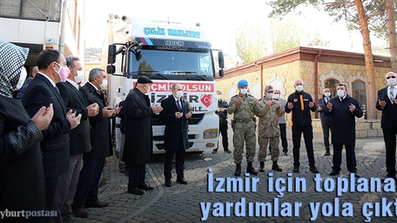 İzmir için toplanan yardımlar yola çıktı