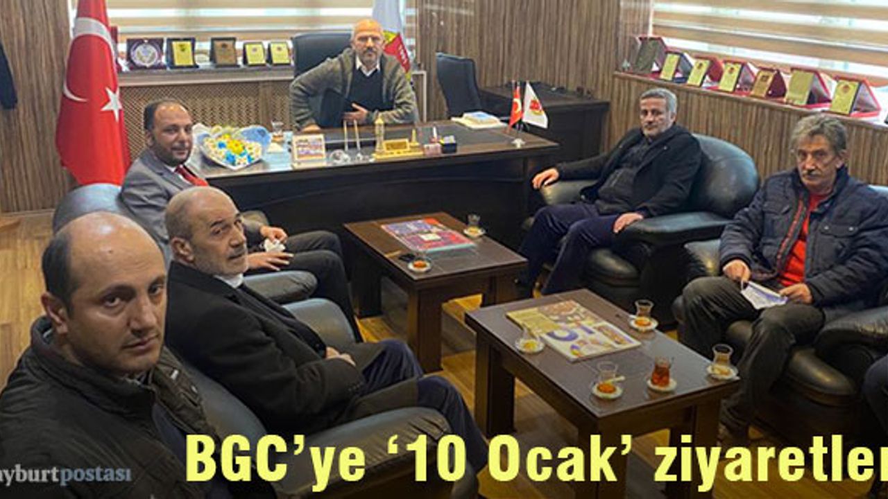 Bayburt Gazeteciler Cemiyeti'ne '10 Ocak' ziyaretleri