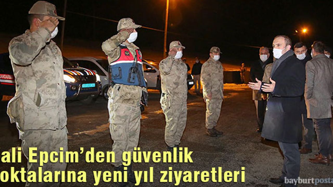 Vali Epcim, güvenlik güçlerine yeni yıl ziyareti