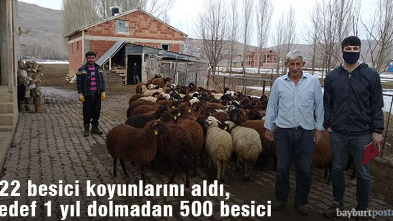 112 Besici Koyunlarını Aldı, Hedef 500 Besiciye Ulaşmak