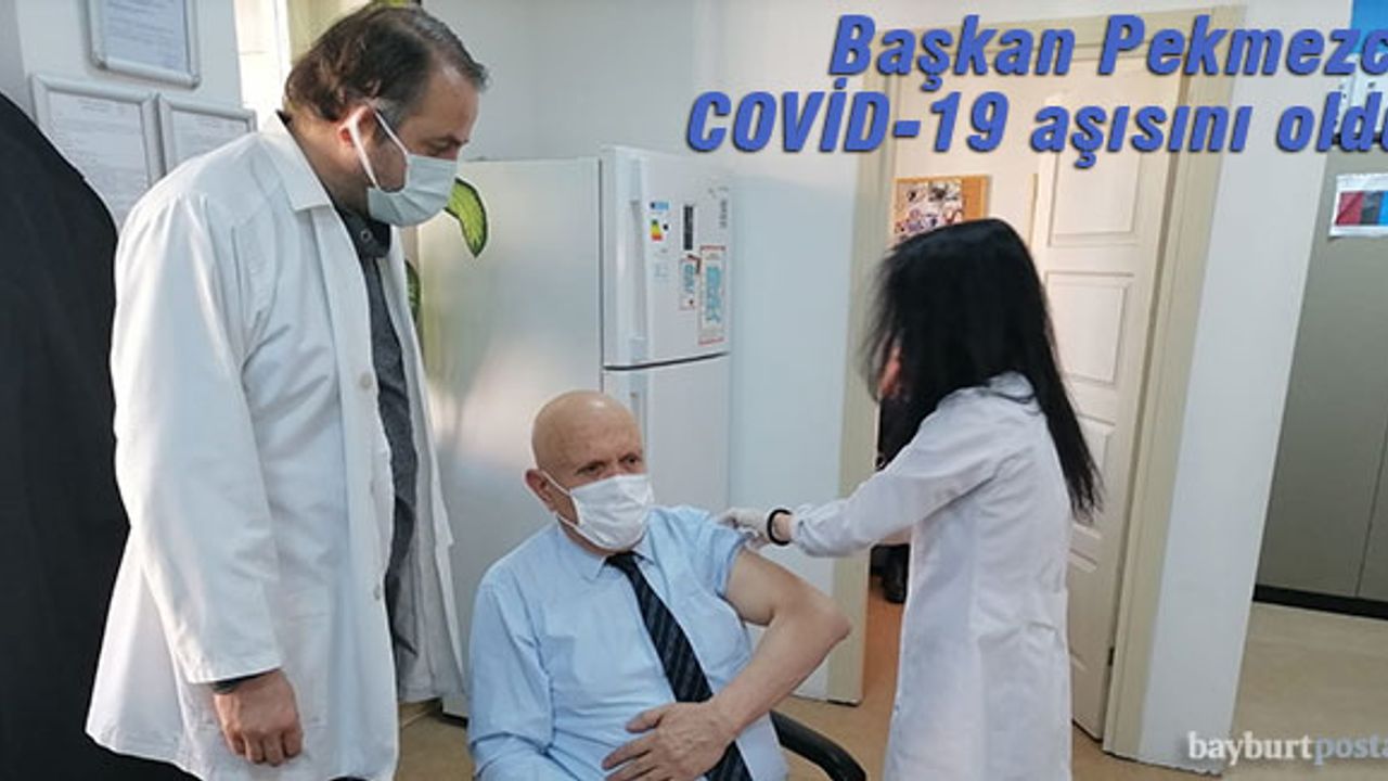 Başkan Pekmezci, Covid-19 Aşısını oldu