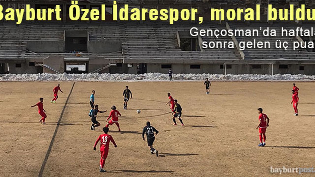Bayburt Özel İdarespor, haftalar sonra galip!