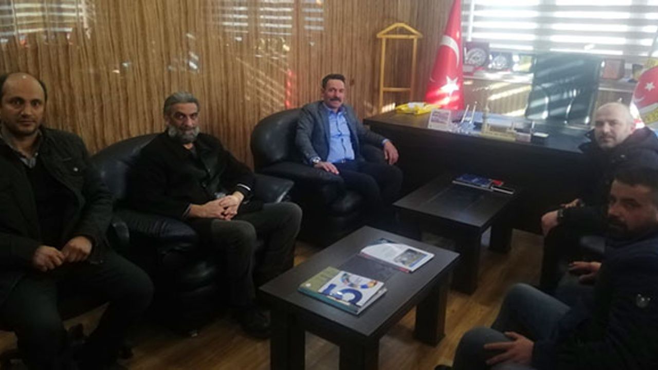 Büyük Birlik Partisi'nden Bayburt Gazeteciler Cemiyetine ziyaret 