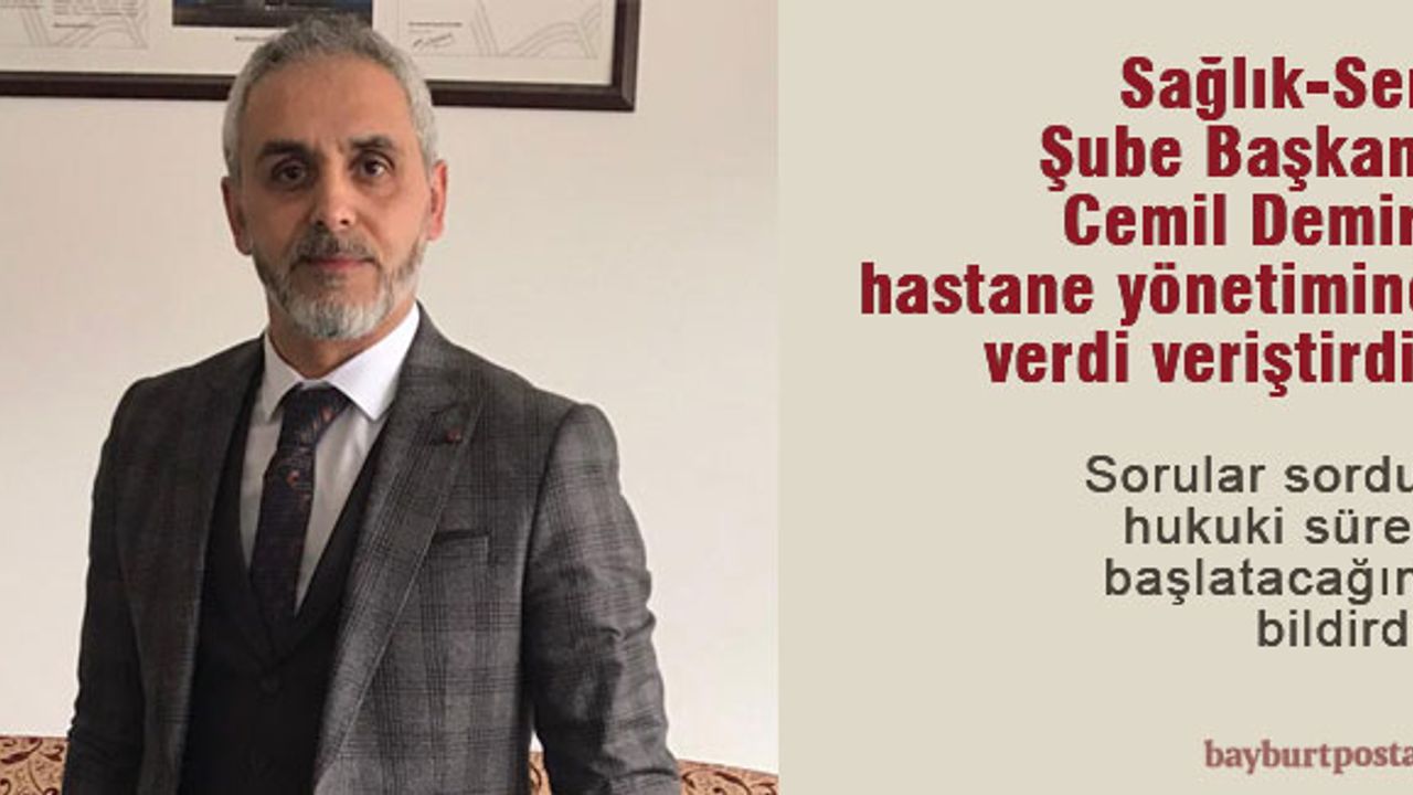 Demir: "Hastane yönetimi hakkında hukuki süreç başlatacağım!"