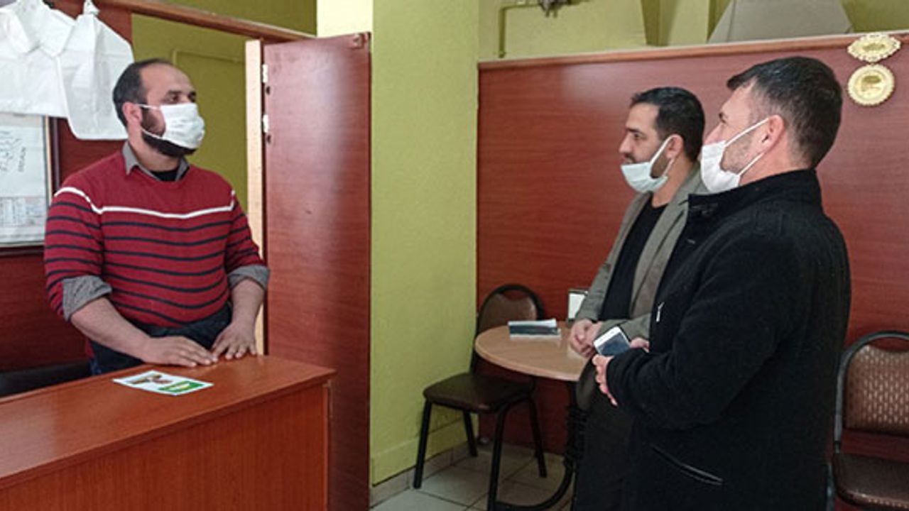 HÜDA PAR'dan esnaf ve STK ziyaretleri