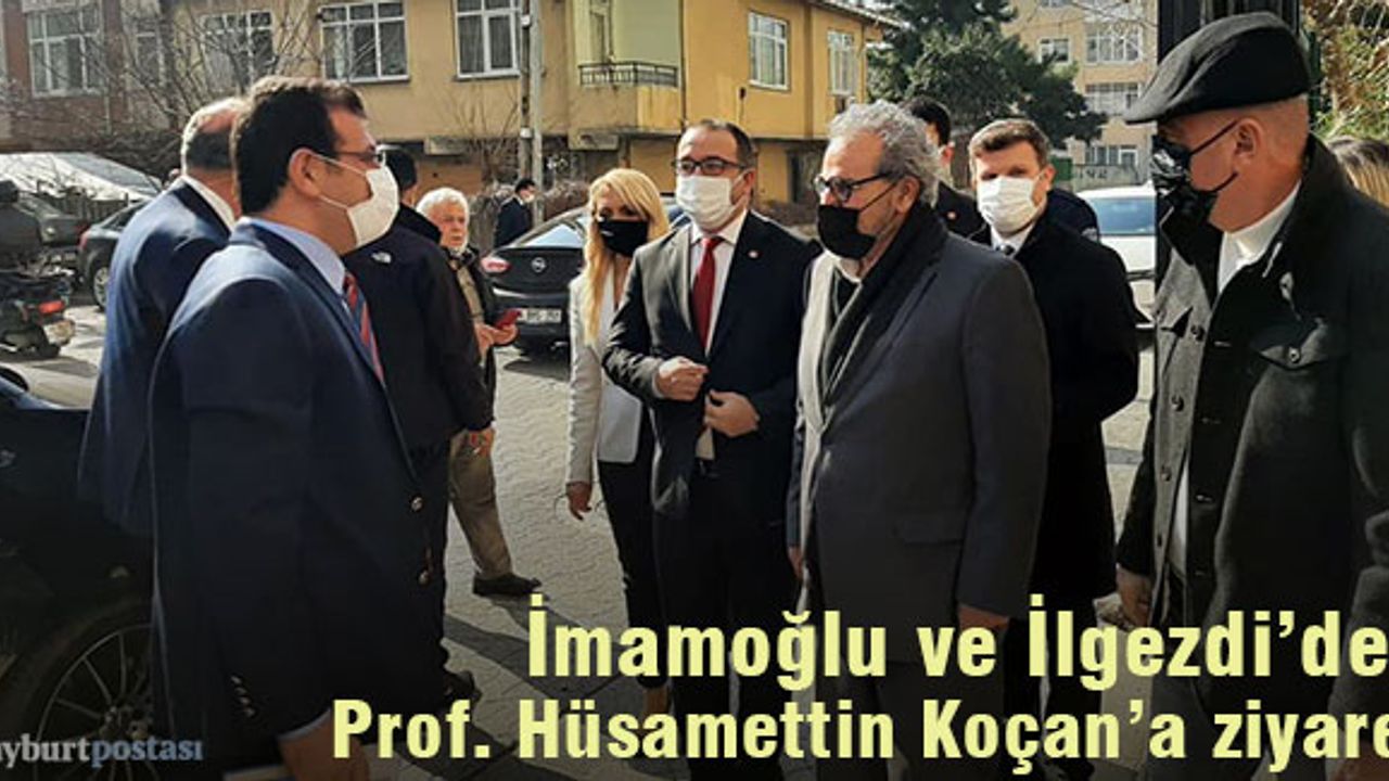 İmamoğlu ve İlgezdi'den Prof. Koçan'a ziyaret