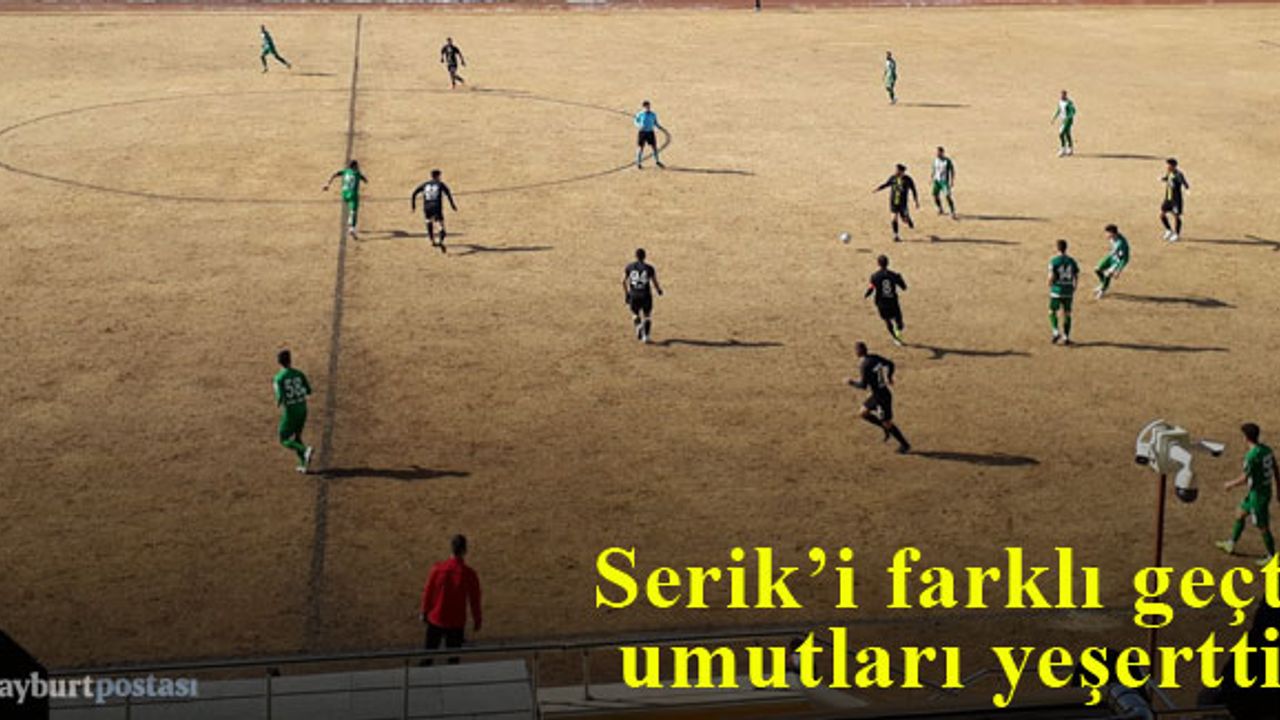 Serik'i farklı geçti, umutları yeşertti!