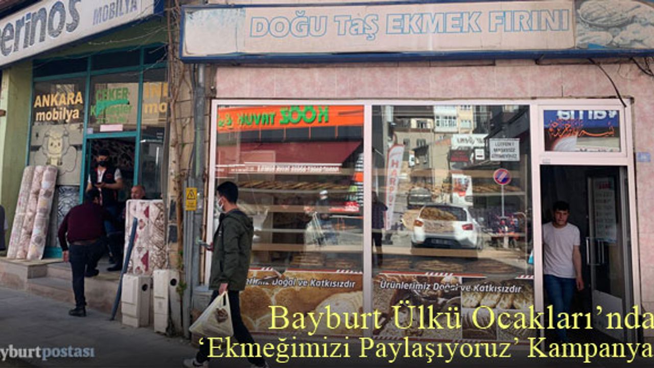 Bayburt Ülkü Ocakları'ndan 'Ekmeğimizi Paylaşıyoruz" kampanyası