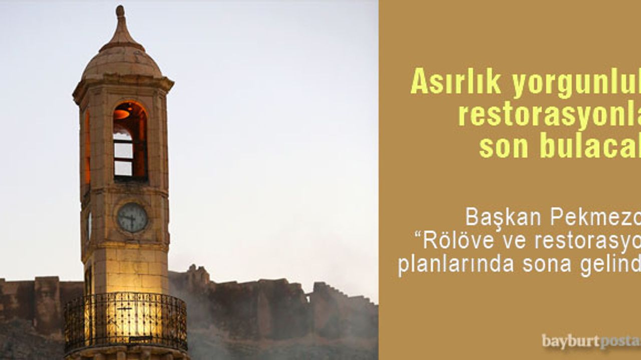 Bayburt Belediyesi, Bayburt Saat Kulesi'nin restoresine hazırlanıyor