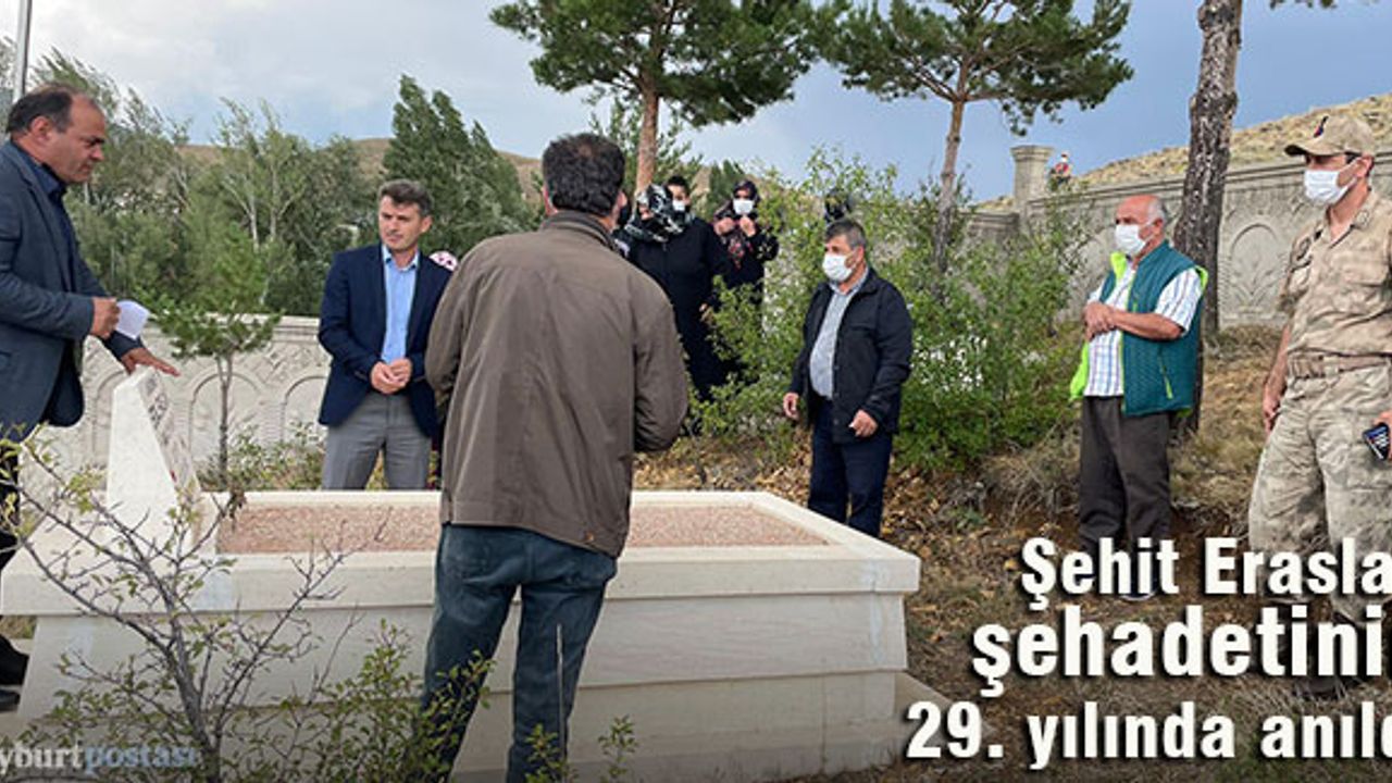 Şehit Erdal Eraslan, şehadetinin 29. senesinde anıldı