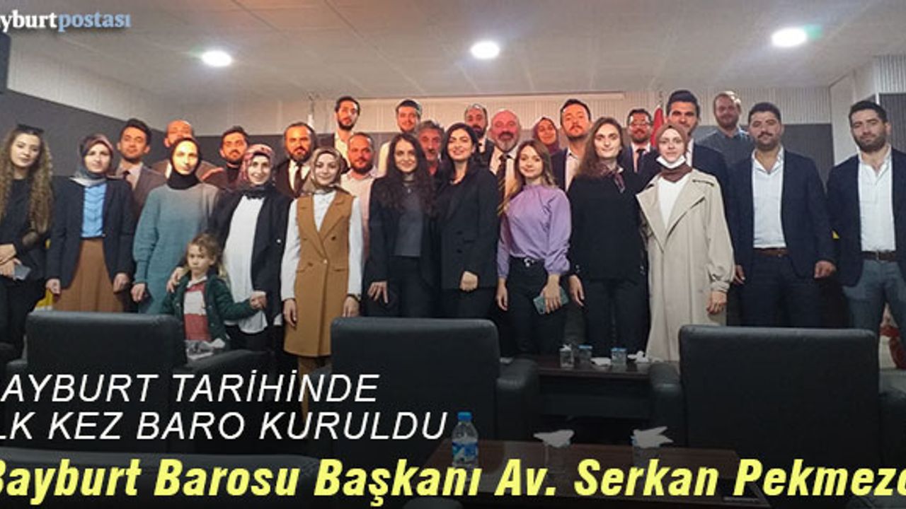 Bayburt Barosu Başkanı Avukat Serkan Pekmezci