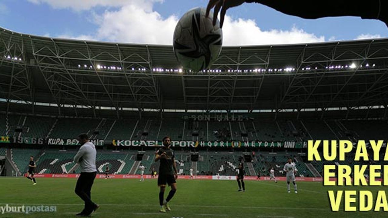 Bayburt Özel İdarespor, Kocaeli karşısında kupaya veda etti!