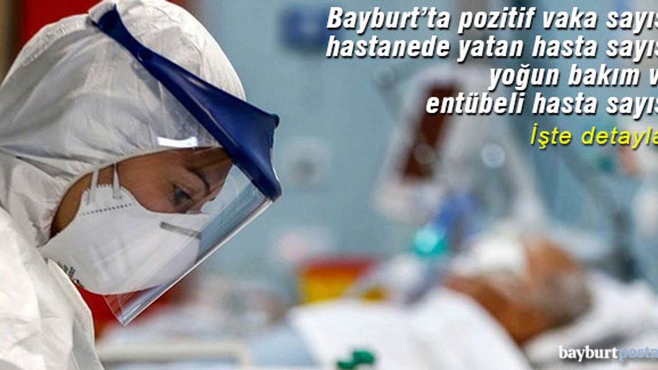 Bayburt'ta koronavirüs pozitif vaka sayısında son durum