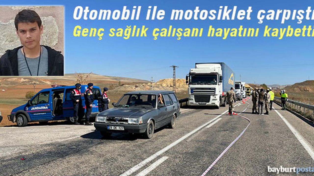 Bayburt'ta yaşanan kazada genç sağlık çalışanı hayatını kaybetti!