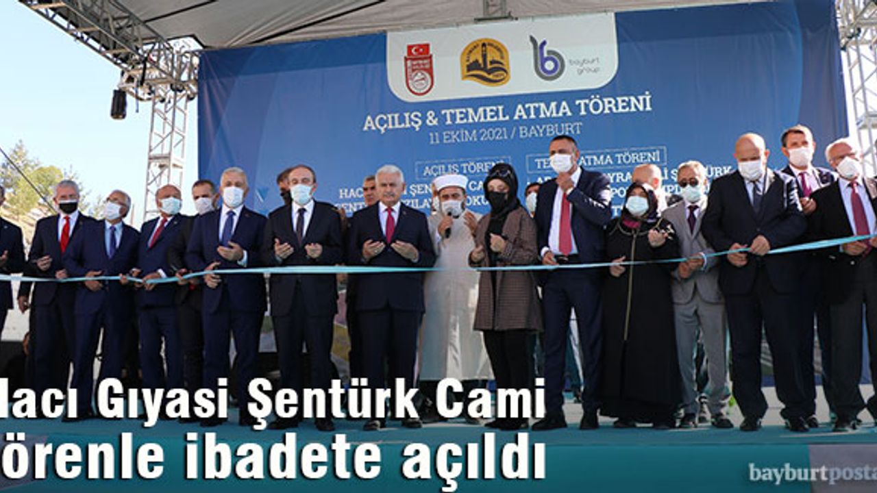 Hacı Gıyasi Şentürk Cami ibadete açıldı