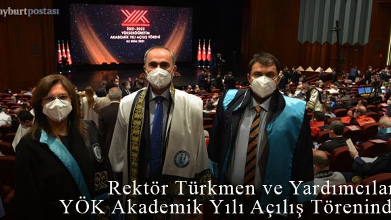 Rektör Türkmen ve Yardımcıları, YÖK programına katıldı