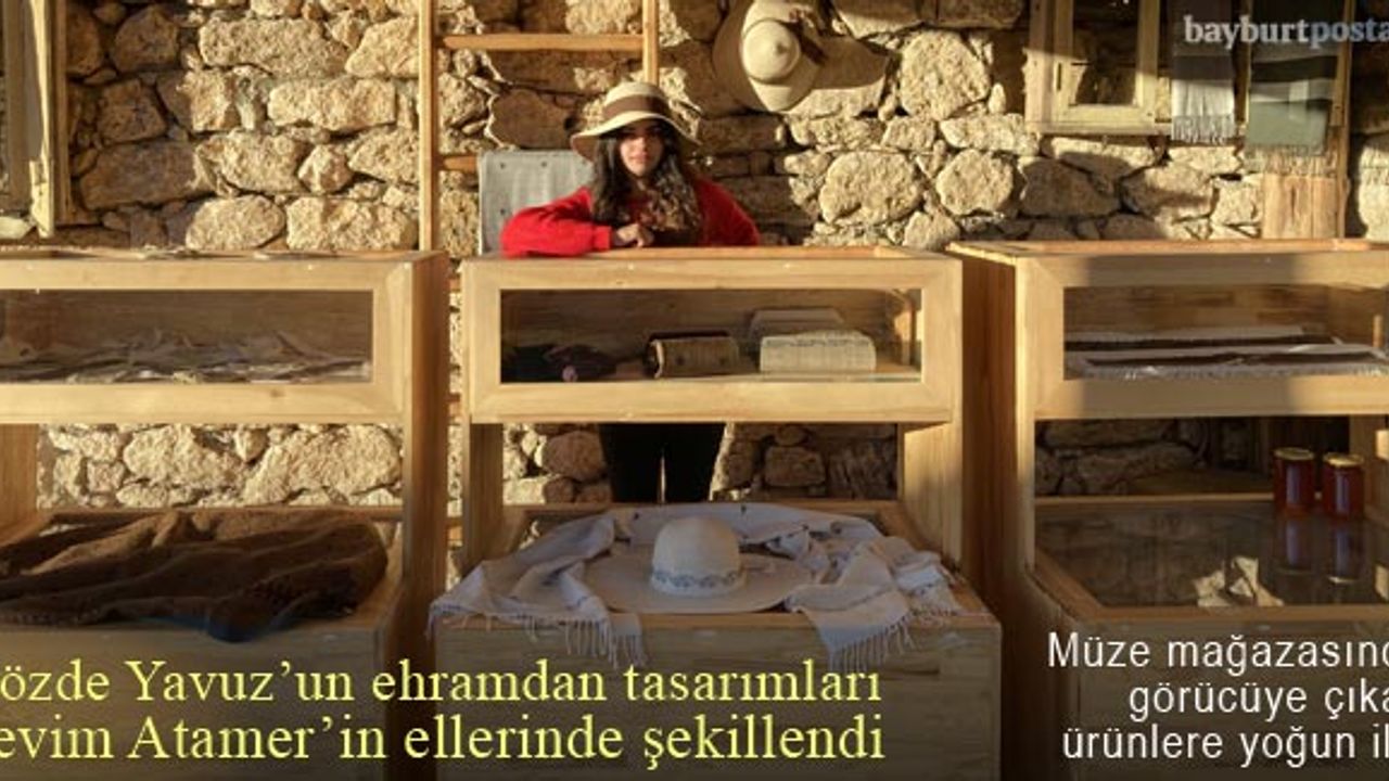 Tasarımcı Gözde Yavuz'un ehram ürünleri, Sevim Atamer'in ellerinde şekillendi