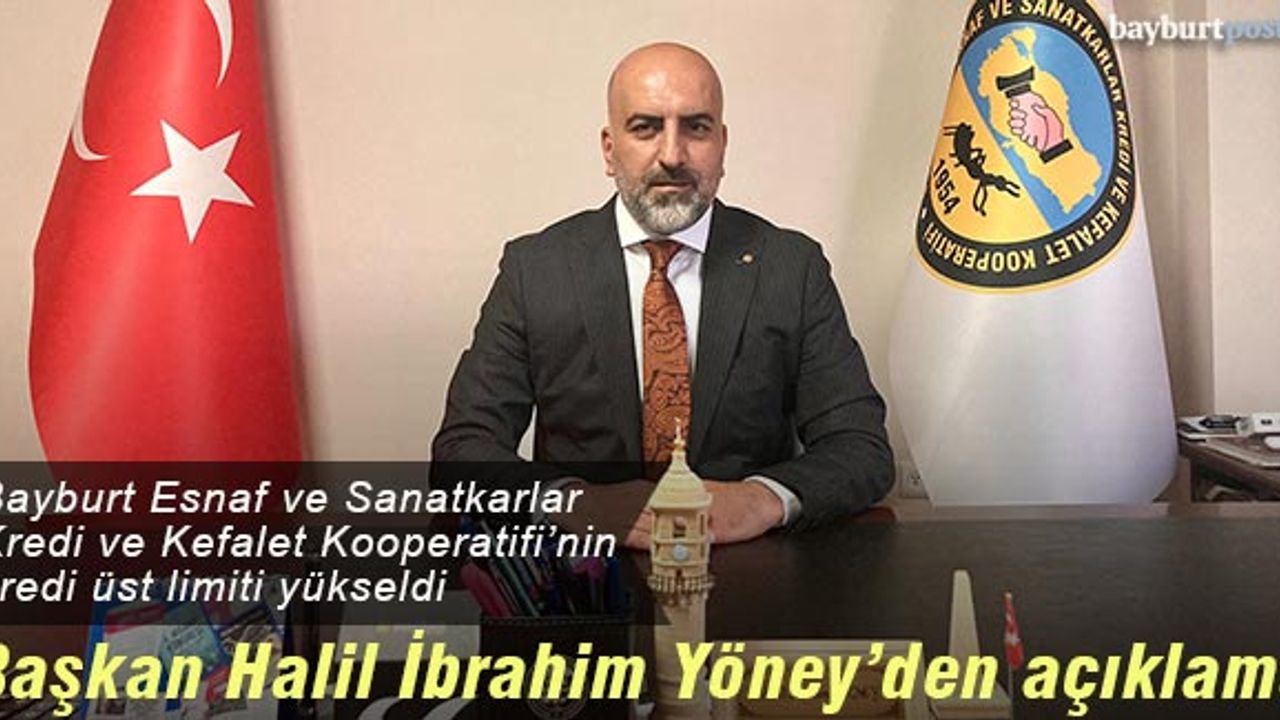 Yöney: "200 bin lira olan üst limit kredilerimizde artışa gittik"