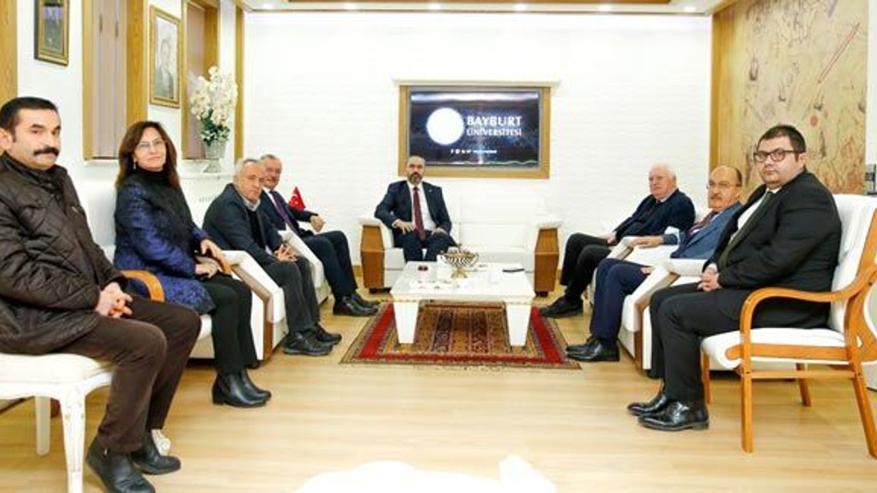 Avrasya, Erzincan Binali Yıldırım ve Gümüşhane Üniversiteleri Rektörlerinden Türkmen'e Ziyaret