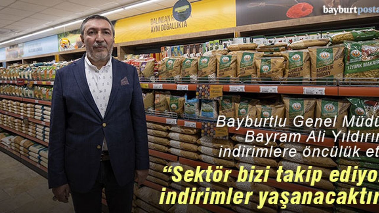 Genel Müdür Bayram Ali Yıldırım: "82 kalemde yüzde 30'lara varan indirimler yaptık"