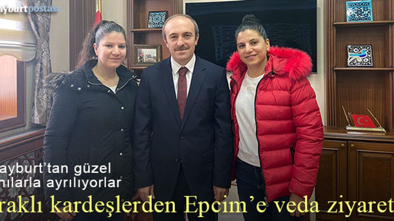 Iraklı Mülteci Kardeşlerden Vali Epcim’e Veda Ziyareti