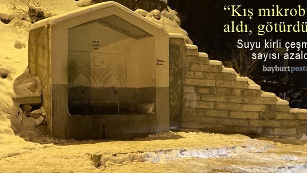 Kar mikrobu azalttı, çeşmelerin sadece 3'ü kirli!