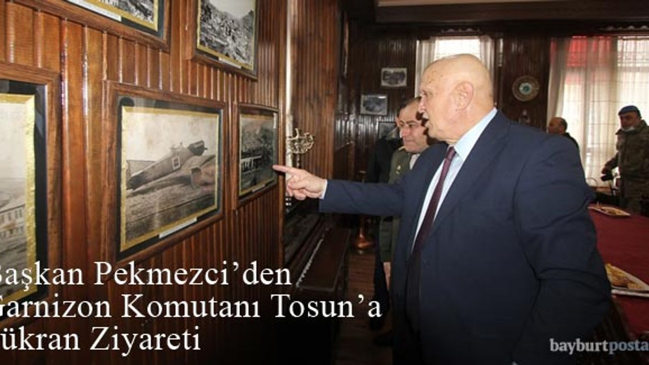 Başkan Pekmezci'den Garnizon Komutanı Zekeriya Tosun'a Şükran Ziyareti