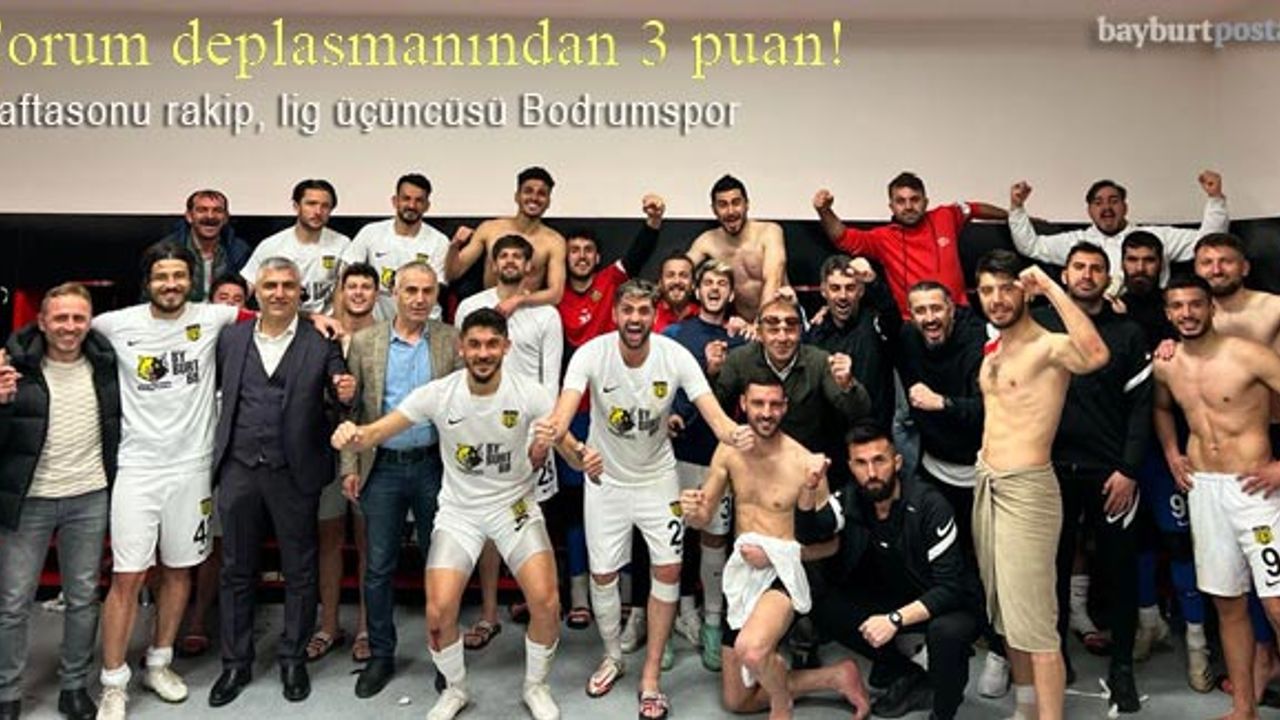 Bayburt Özel İdarespor, Çorum deplasmanını kayıpsız geçti!