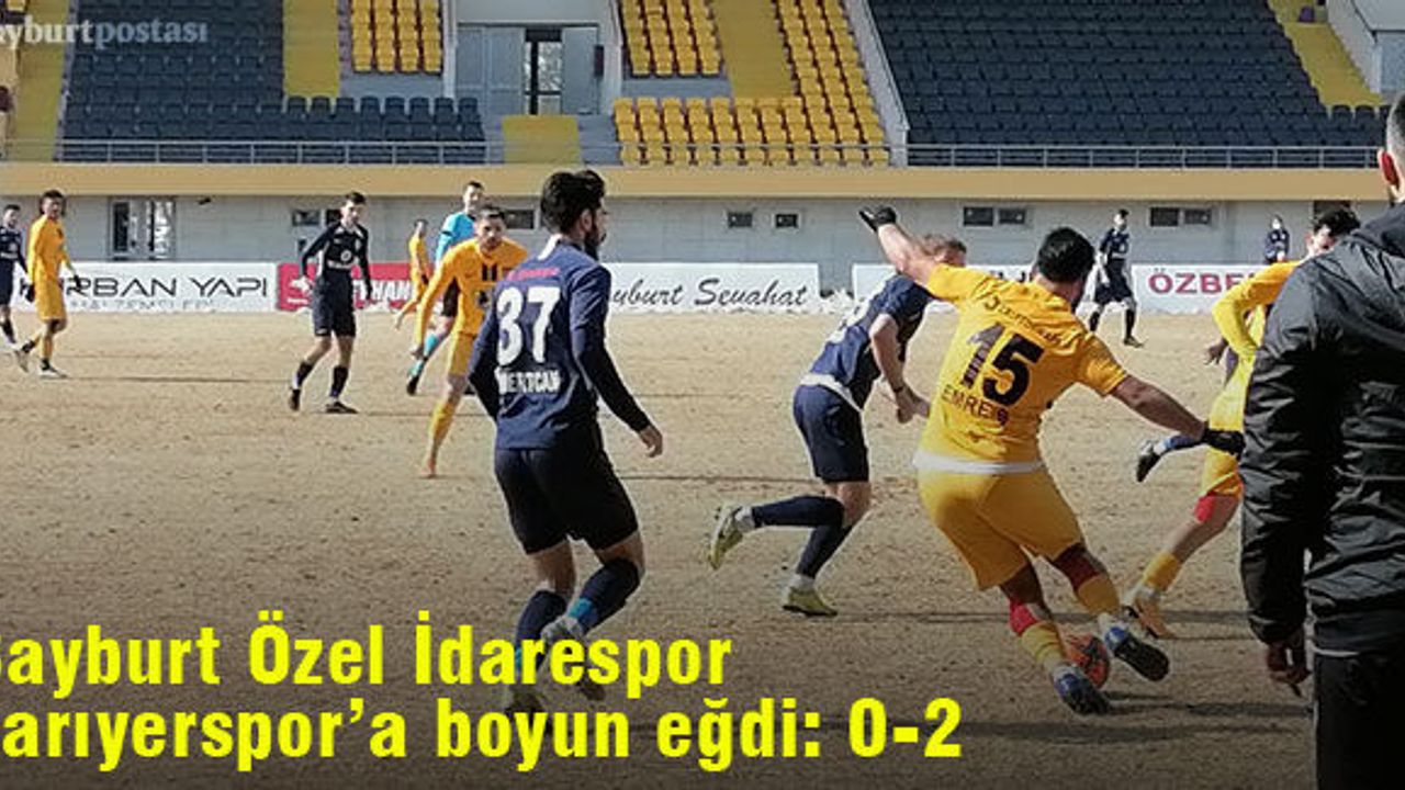 Bayburt Özel İdarespor, Sarıyerspor'a boyun eğdi!
