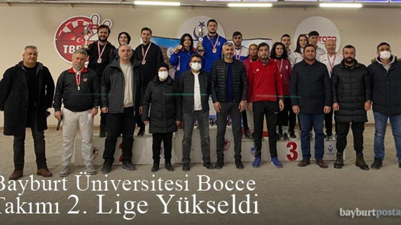 Bayburt Üniversitesi Bocce Takımı 2. Lige Yükseldi