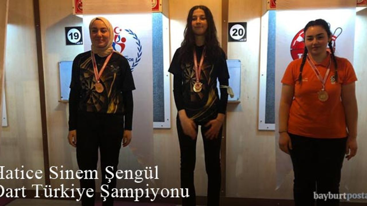 Bayburt Üniversitesi Sporcusu Hatice Sinem Şengül Türkiye Şampiyonu