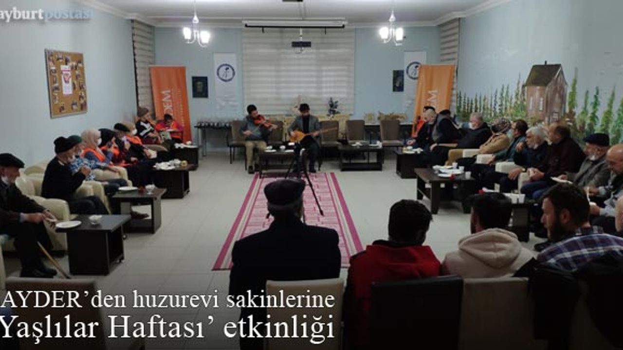 BAYDER'den huzurevi sakinlerine 'Yaşlılar Haftası' etkinliği