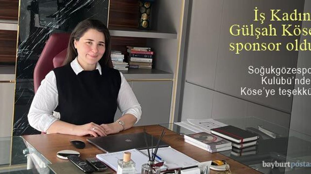 İş Kadını Gülşah Köse, Soğukgözespor'a sponsor oldu