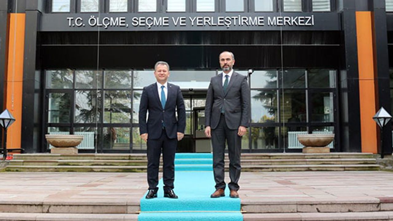 Rektör Türkmen'den ÖSYM Başkanı Halis Aygün’e ziyaret