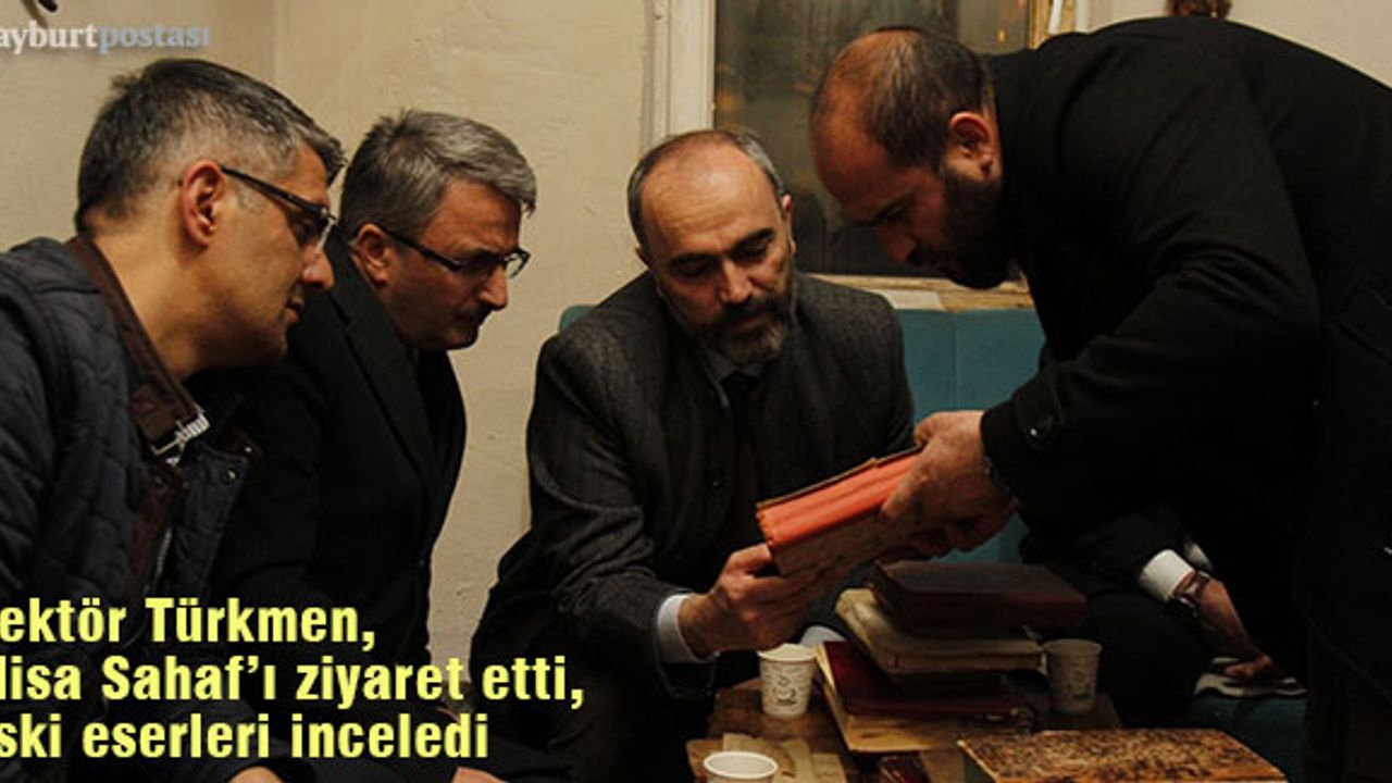 Prof. Türkmen'den Elisa Kitap ve Sahaf'a ziyaret