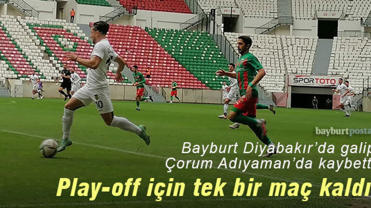 Bayburt Özel İdarespor, Diyarbakır deplasmanını kayıpsız atlattı!