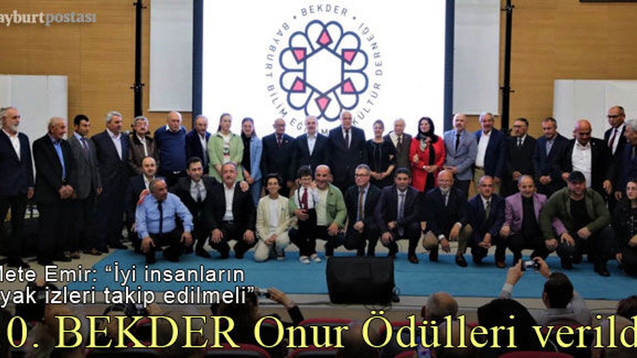 10. BEKDER Onur Ödülleri 5 isme verildi