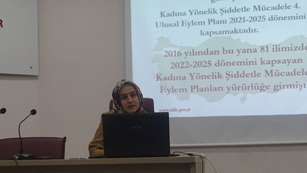 Bayburt'ta Kadına Yönelik Şiddetle Mücadele İl Eylem Planı Tanıtıldı