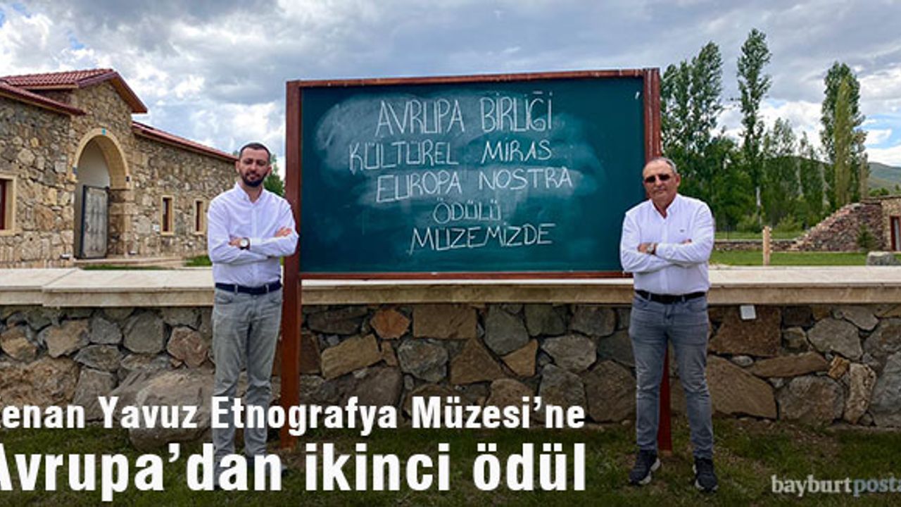 Kenan Yavuz Etnografya Müzesi'ne Avrupa'dan İkinci Ödül