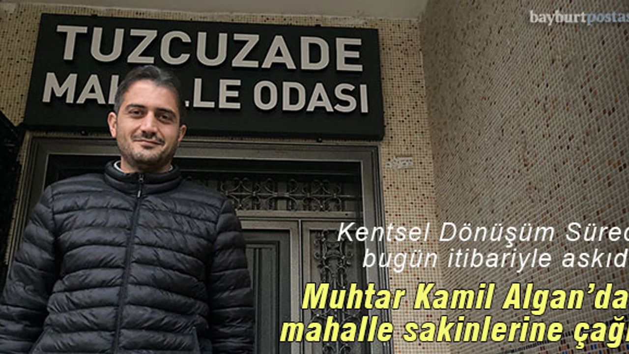 Tuzcuzade mahallesindeki kentsel dönüşüm süreci askıda