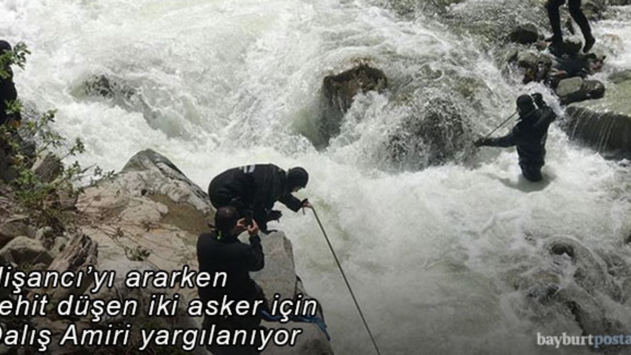 Abdulkadir Nişancı’yı ararken şehit düşen 2 asker için Dalış Amiri yargılanıyor