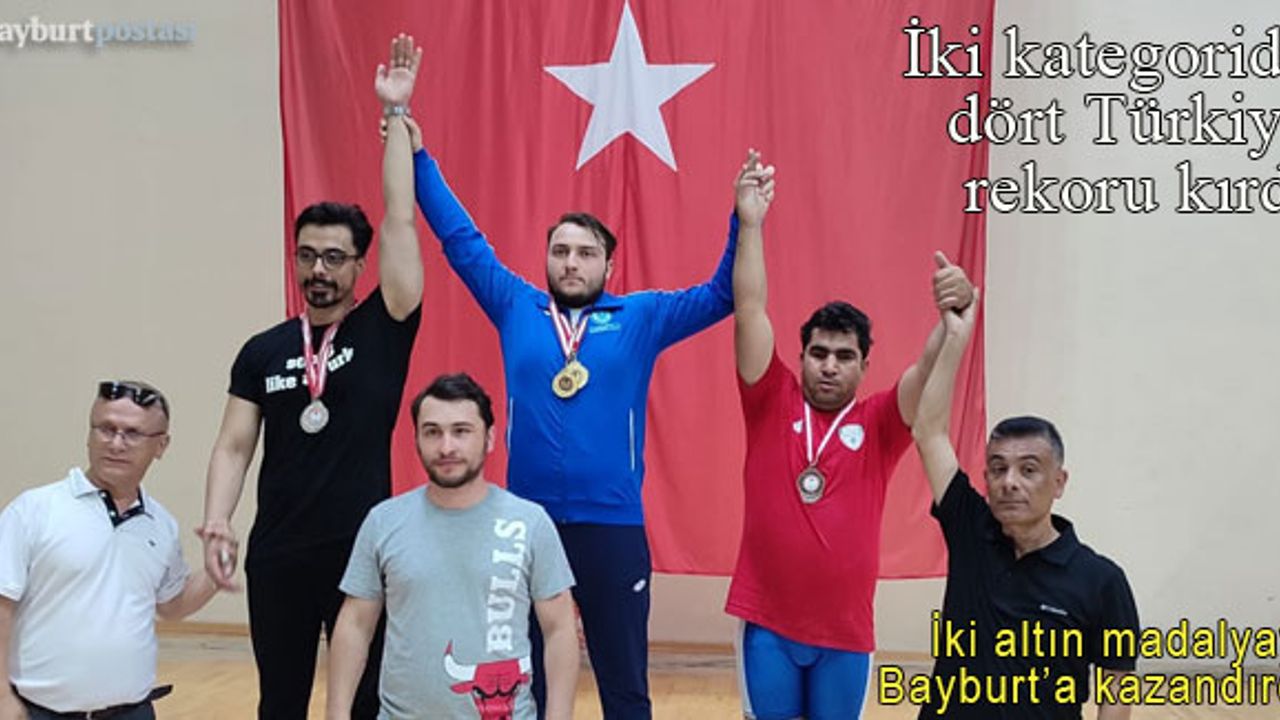 Bayburt Üniversitesi, halterde altın madalyalara ambargo koydu