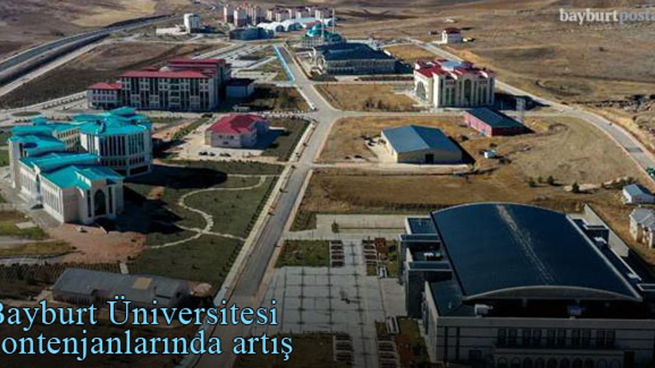 Bayburt Üniversitesi'nin öğrenci kontenjanlarında artış