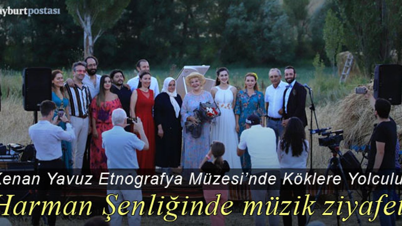 Bayburt'taki Harman Şenliği müzik ziyafetine dönüştü