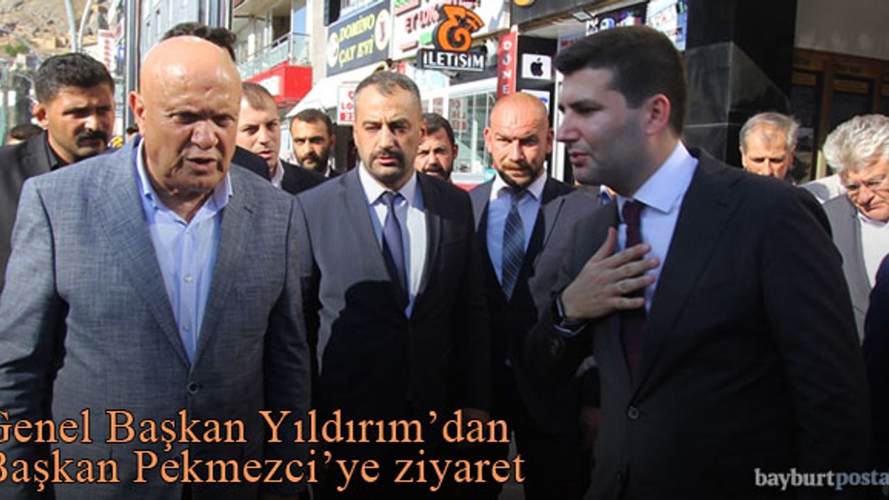 Genel Başkanı Ahmet Yiğit Yıldırım’dan Belediye Başkanı Pekmezci’ye Ziyaret 
