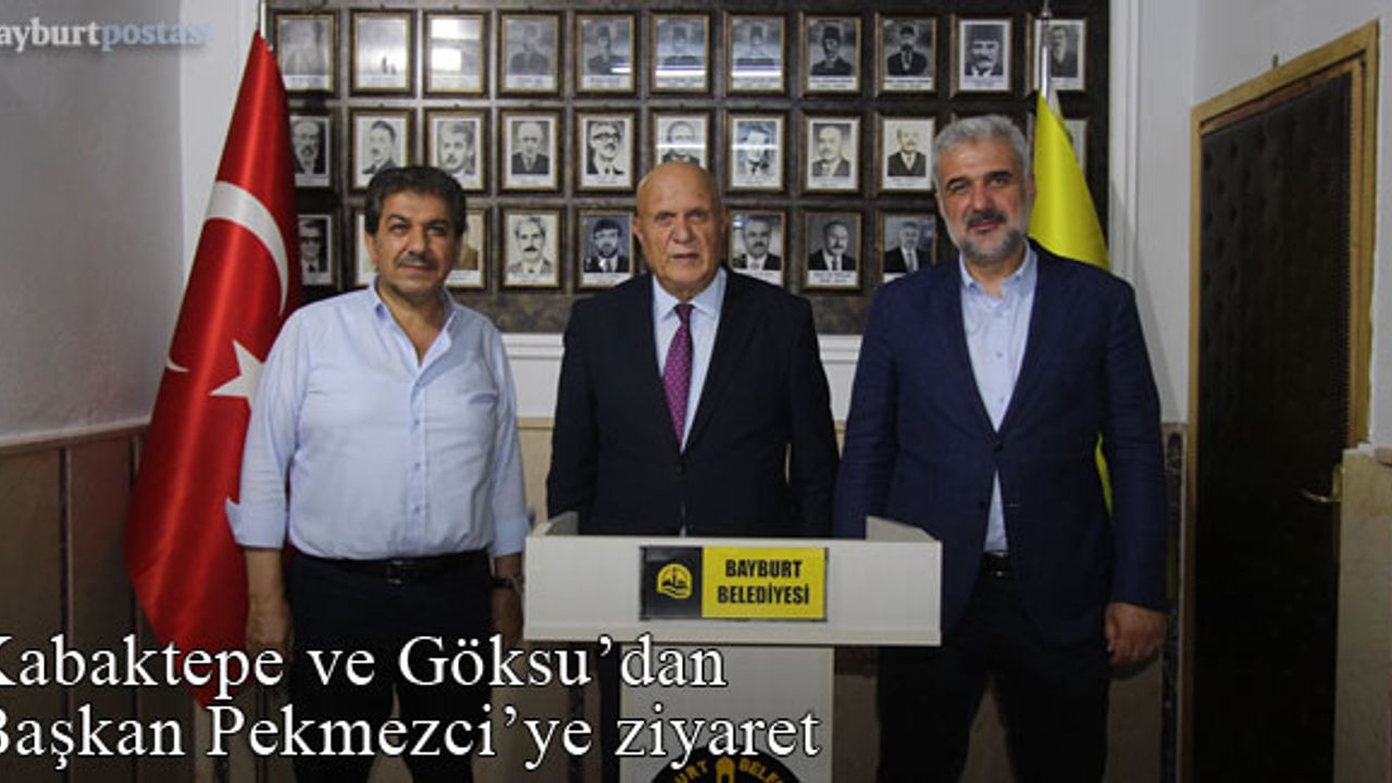 Kabaktepe ve Göksu'dan Başkan Pekmezci'ye ziyaret