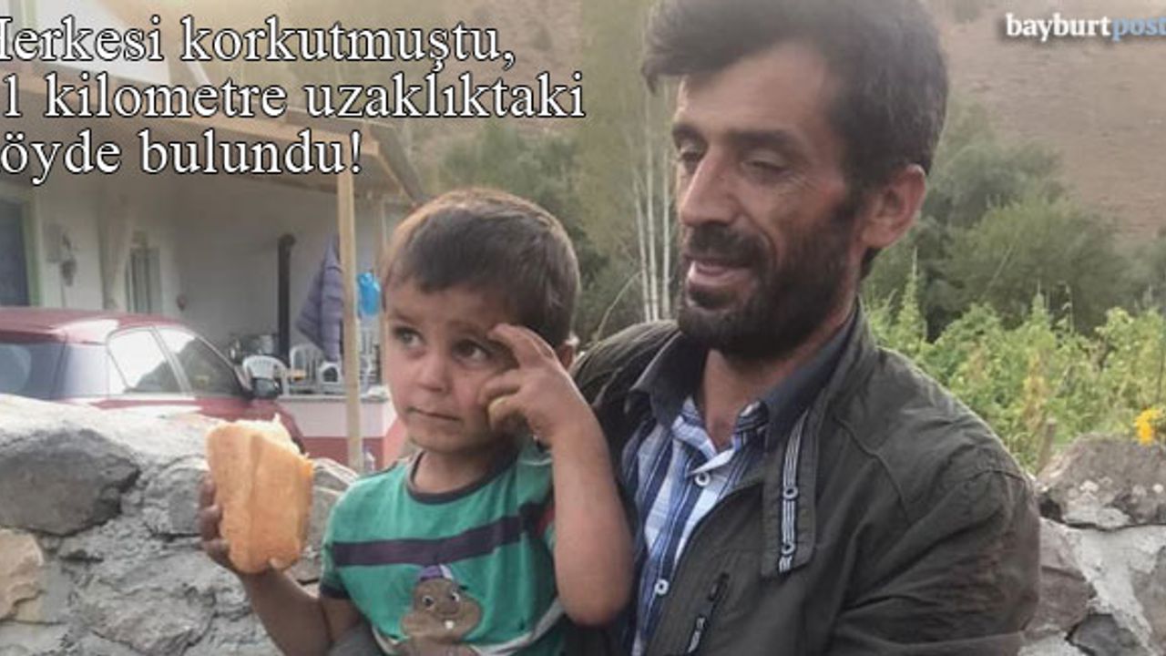 Alapelit'te kayboldu, 11 kilometre uzaktaki Çamlıkoz'da bulundu!
