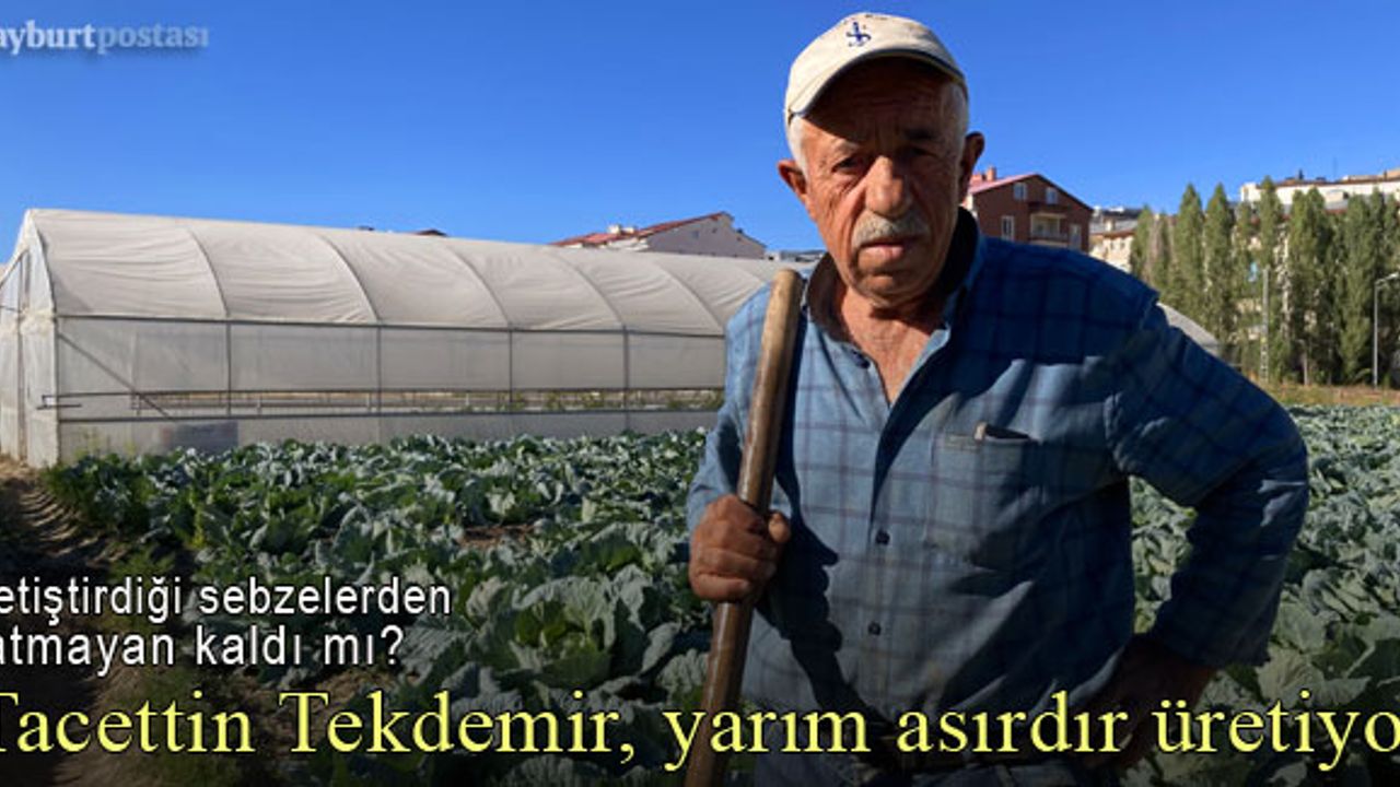 Tacettin Tekdemir, yarım asırdır üretiyor