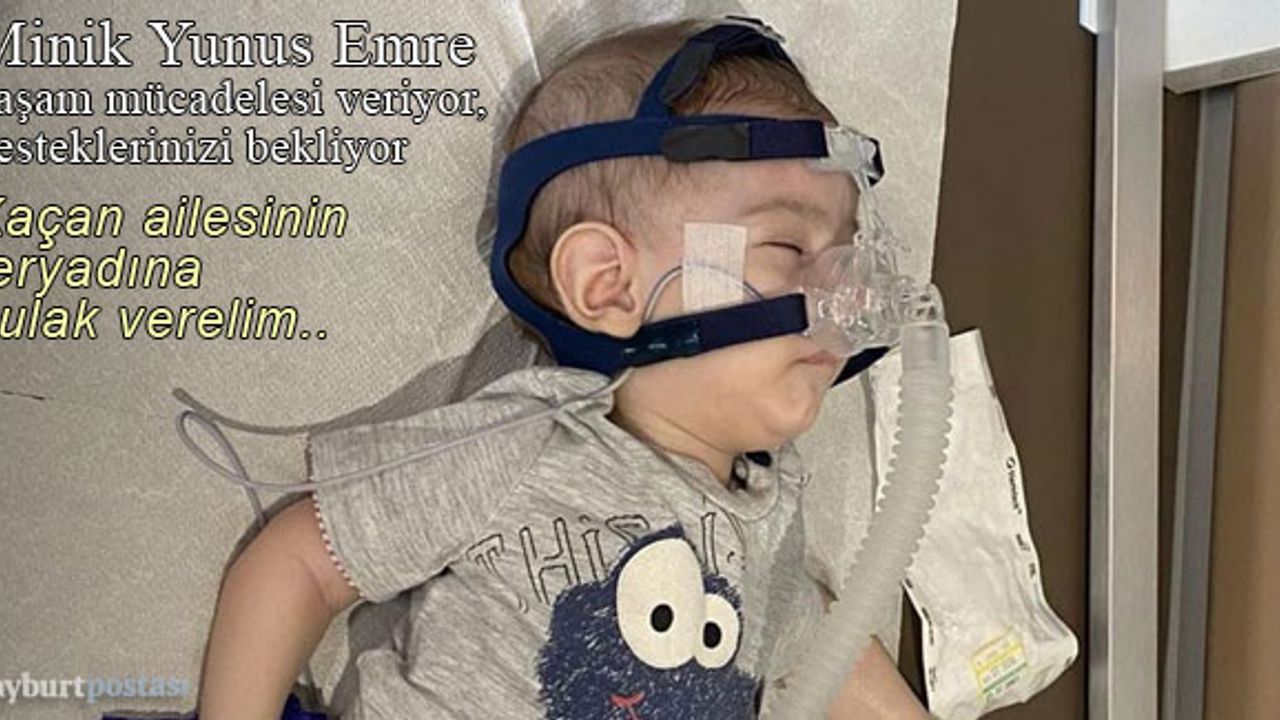 Minik Yunus Emre, Bayburtlular'ın desteğini bekliyor